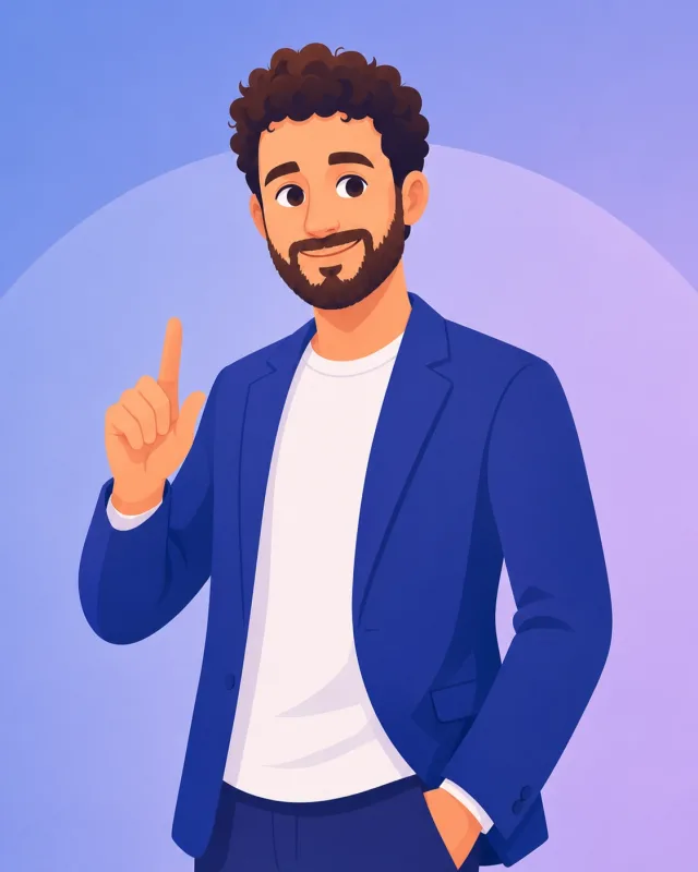 Illustrated portrait of the Head of Implementation